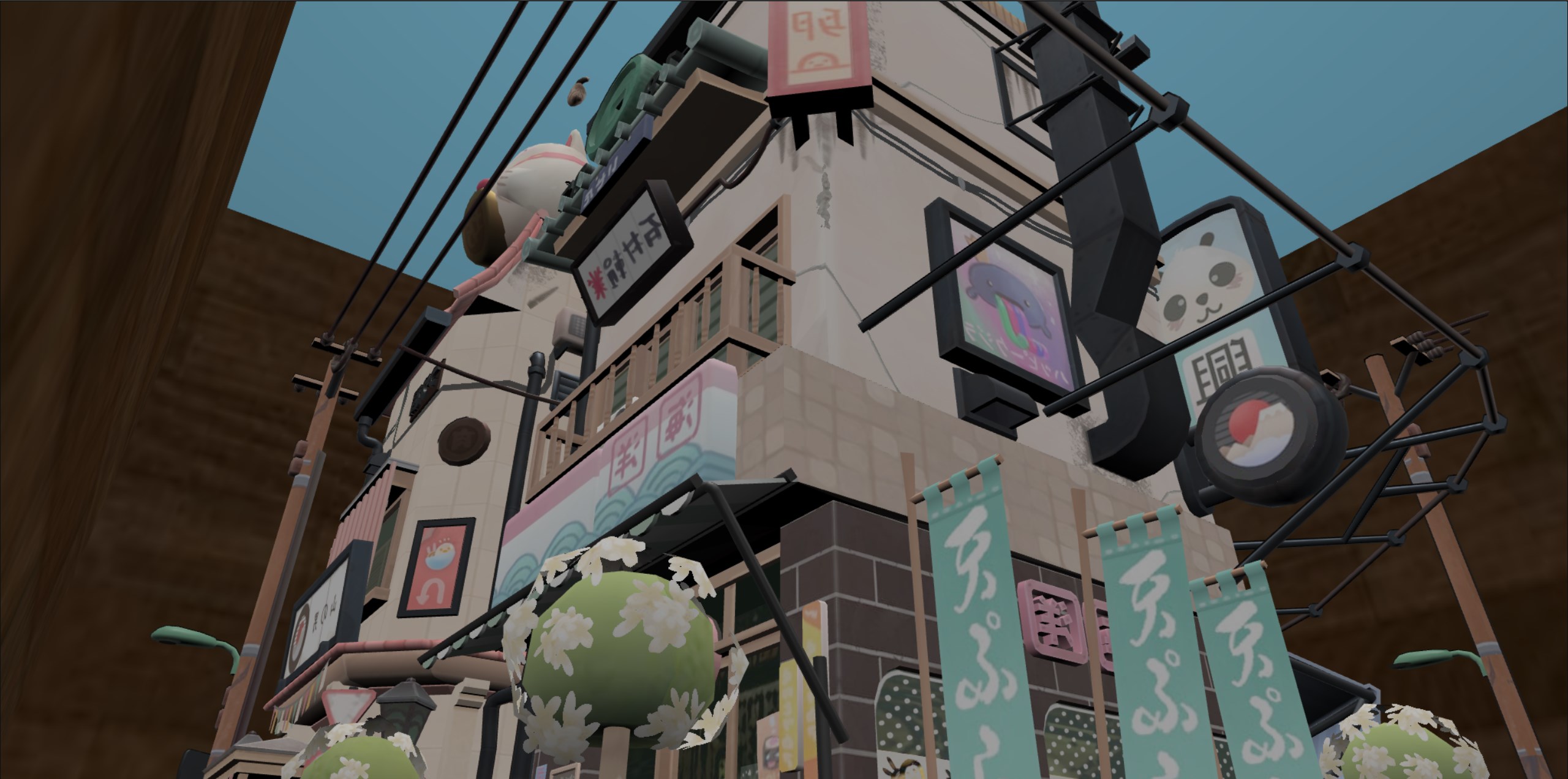 JapanTown 3D Simulator — 3D physics-based town simulation